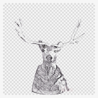 Mecca Hills Clipart Reindeer Antler Clip Art - Sketch #5735460