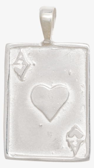 Ace Necklace Charm Anna Nina Silver - Anna + Nina Hanger Ace Van Zilver #5737219