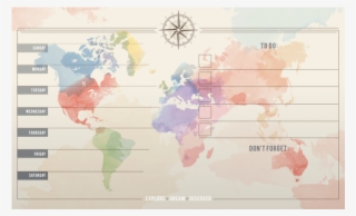 Paint World Map Vector #5737271 Paint World Map Vector #5737271