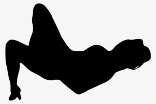 Silhouette Black And White Woman Poster Person #5737800