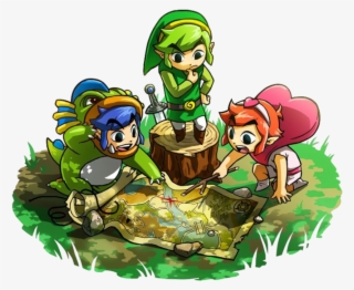 Local Multiplayer Is Required To Unlock Some Costumes - Zelda Tri Force Heroes #5737802
