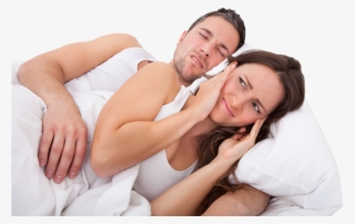 Symptoms And Causes Of Sleep Apnea - Man Woman Sleep Png #5738240