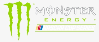 Monster Energy Nascar Cup Series Energy Drink Logo - Monster Energy Racing Logo #5739385