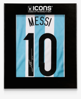Lionel Messi Official Back Signed Argentina 2015-16 #5740037