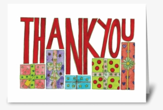 Thank You Greeting Card - Greeting Card #5740818