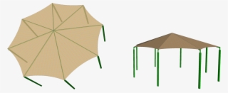 This Octagon Shape Shade Structure Is Excellent For - Umbrella #5741606