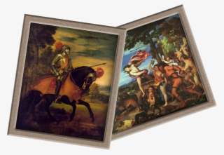 Clash Of The Titians - Titian Bacchus And Ariadne Museum Masters Art Print #5742311