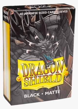 Dragon Shield Japanese Sleeves Matte Black 60ct Pack #5742713
