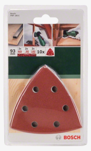 10-piece Sanding Paper Set For Sanding Plate Avz 93 - Bosch 2609256957 93mm Sanding Sheet Set Delta #5742999