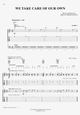 Wrecking Ball Thumbnail - We Take Care Of Our Own Piano Sheet #5743277