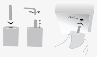 M8 Mouting Instruction - Tidafors Sofa Replacement Legs #5743393