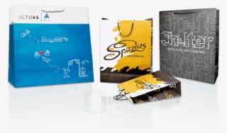 Shopping Bags Made Of Bristol Paper - Paper Bags Printing Png #5743504