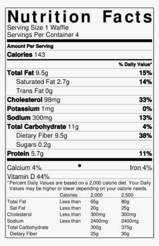 Waffles - Rice Krispie Treat Label #5744075