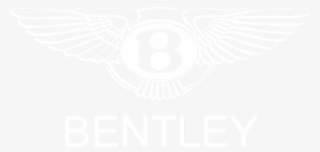 Bentley Logo - Bentley Logo White Png #5746378