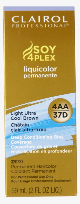 Clairol Professional 4aa/37d Light Ultra Cool Brown - Clairol Professional Liquicolor Permanente Hair Colour #5747108