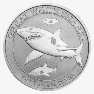 2014 Australian Great White Shark 1/2oz Silver Coin - 1 2 Oz Great White Shark #5747162