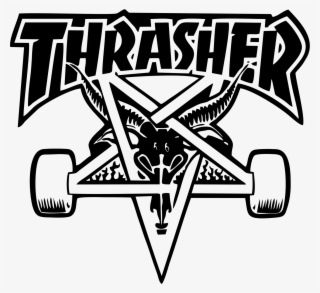 Женская Футболка Thrasher Logo - Pentagram Thrasher - Free Transparent ...