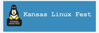 Kansas Linux Fest - Kansas Linux Fest-mausunterlage-schwarzes Mauspad #5747772