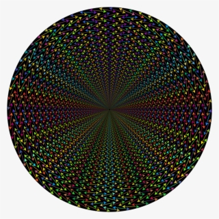 Double Arrow Vortex Variation 2 Polyprismatic - Placemat #5747898