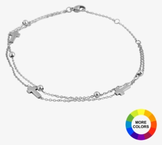 Double Row Ankle Bracelet - Bracelet #5748334