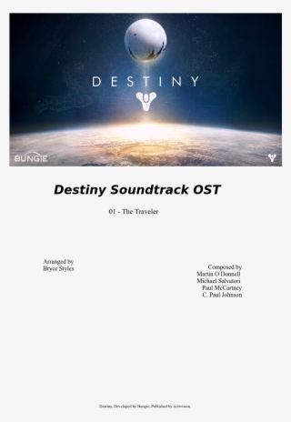 Traveler Destiny Png Vector Download - Activision Destiny Game Ps4 #5749103