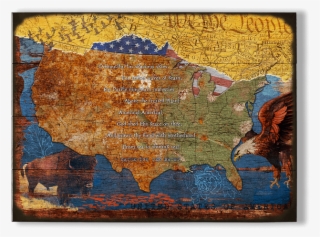 America The Beautiful Lyric Wood & Metal Sign #5749332