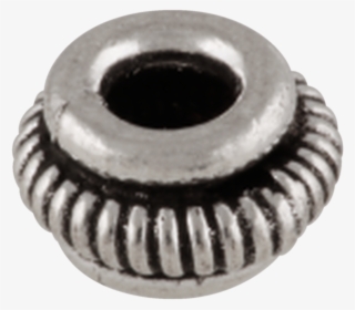 Bead With Grooved Wire 925/-, Oxidised - Jewellery #5750631