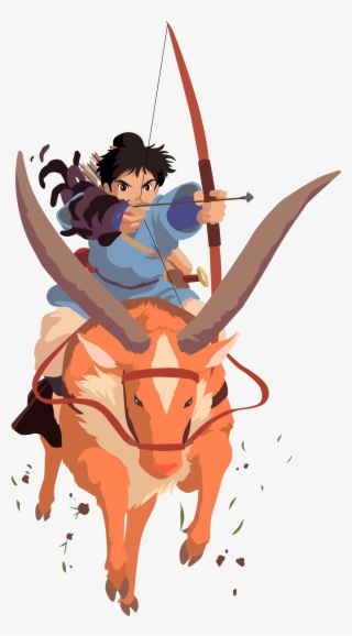 Princesse Mononoké Png - Princess Mononoke Art Png #5750826