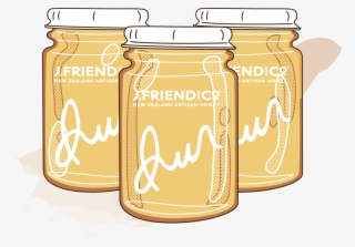 Friend And Co - J Friend - White Clover Honey - Carbon Neutral 160g #5751039