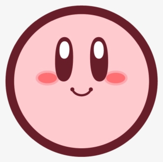 Kirby Face Png Jpg Freeuse - Kirby Without Eye Glints #5753381