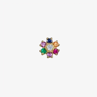 Mini Rainbow Flower Stud #5753845