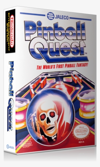 Nes Pinball Quest Retail Game Cover To Fit A Ugc Style - Pinball Quest For Nintendo Nes #5754715