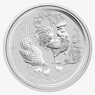 1 Kilo Silver 2017 Year Of The Rooster Bu - Perth Mint Year Of The Rooster #5756294