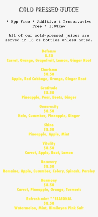 Cold-pressed Juices, Authentic Acai Bowls & Plant Based - Document #5756437