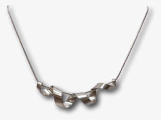 Swirl Silver Necklace - Necklace #5756670