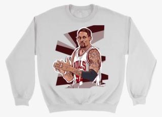 Crewneck Sweatshirt / White / S Dennis "the Worm" Rodman - American Curl Cat Ugly Christmas Sweater. Unisex Sweatshirt. #5760282 Crewneck Sweatshirt / White / S Dennis "the Worm" Rodman - American Curl Cat Ugly Christmas Sweater. Unisex Sweatshirt. #5760282