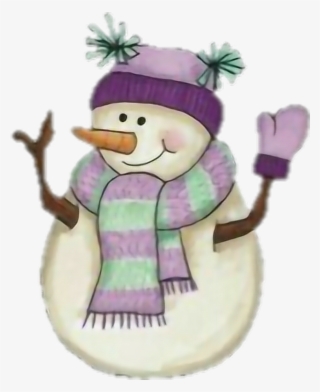 Girl Snowman Clipart #5761286