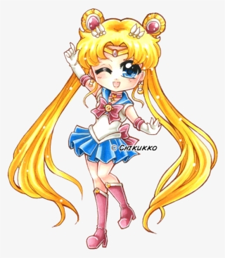 Sailor Moon, Fanart Of Sailor Moon - Sailor Moon Crystal Cute #5762443
