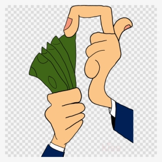 Giving Money Png Clipart Money Bag Clip Art - Clipart Money In Hand #5762857