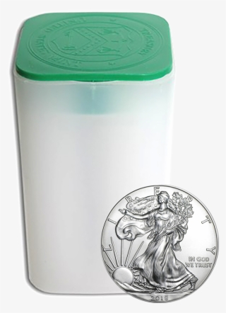 2018 Usa Eagle 1oz Silver Coins In Tube - 2018 S American Silver Eagle #5764884