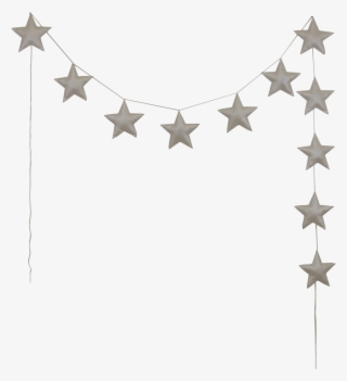 Numero 74 Mini Padded Stars Iridescent - Mini Stars Garland - Cream - Numero 74 #5765750