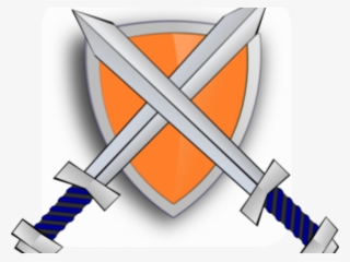 Sword Clipart Shield - Cartoon Sword And Shield #5765754