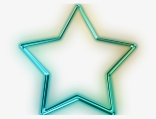 Clipart Neon Star Line Png #5768292