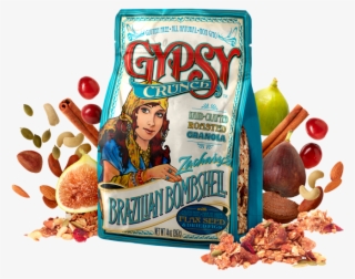 Gypsy Crunch Brazilian Bombshell Granola, Gluten Free, - Gypsy Crunch Granola Mod Macs 14 Oz. #5768350