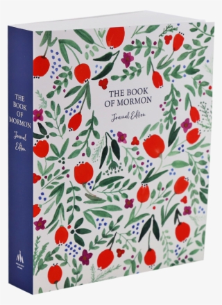 The Book Of Mormon, Journal Edition, Red Floral - Book Of Mormon #5773021