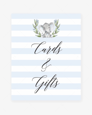 Elephant Party Gifts Sign Printable By Littlesizzle - Mit Blumen Danken Sie Ihrem Lila Karte #5774285