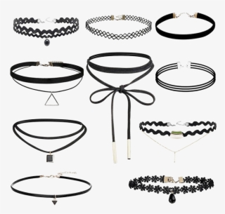 Black Leather Choker Kawai - Different Styles Of Chokers #5774496