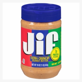 Jif Crunchy Peanut Butter, 16 Ounce 12 Per Case - Jif Peanut Butter Creamy 16 Oz #5775318