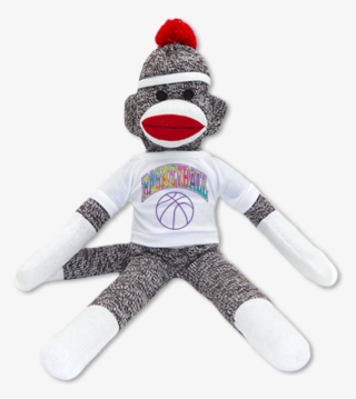 Basketball Sock Monkey - Stuffed Toy #5775417