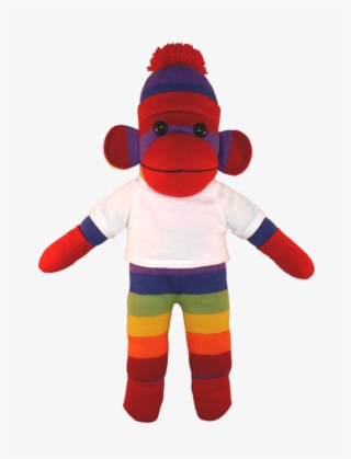 sock monkey teddy bear